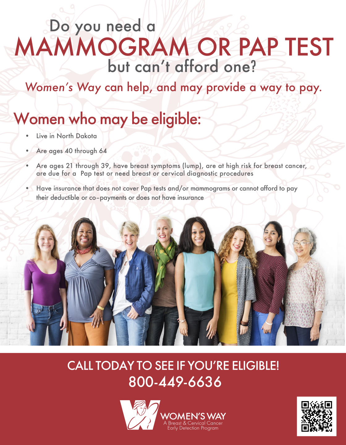 Do you need a mammogram or Pap test