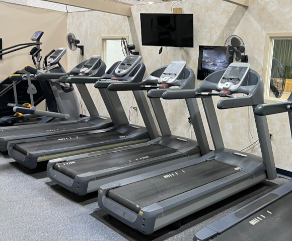 Treadmills in our Cardio Room