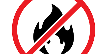 no fire symbol